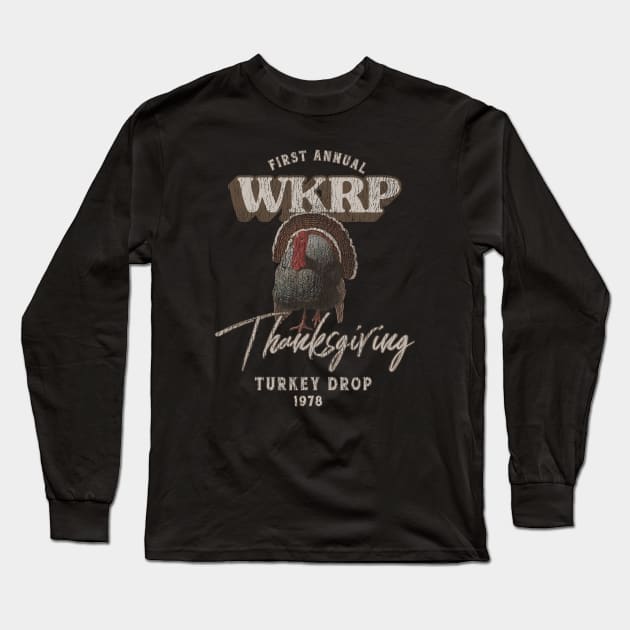 Vintage WKRP Turkey Drop Long Sleeve T-Shirt by nidspag